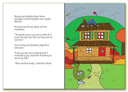 Sample page from Kevin Seven's book